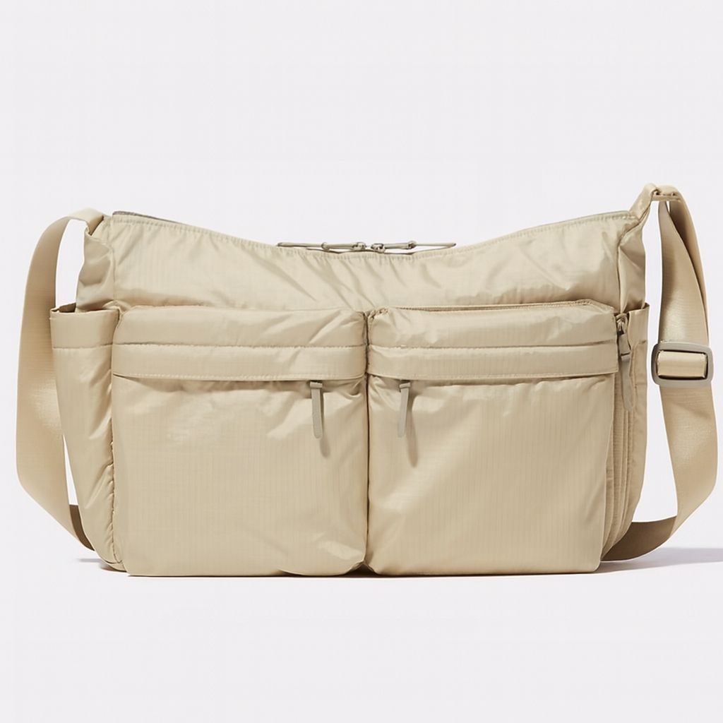 WARESCA | Utility Crossbody Bag | Beige